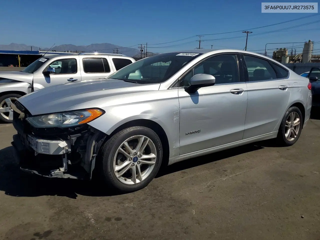 FORD FUSION 2018, VIN 3FA6P0UU7JR273575