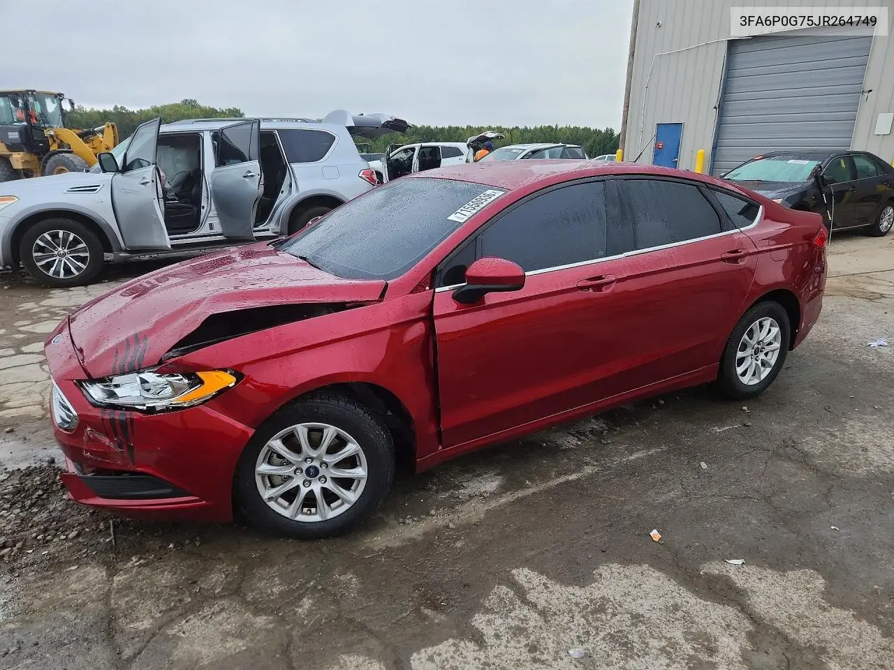 FORD FUSION 2018, VIN 3FA6P0G75JR264749