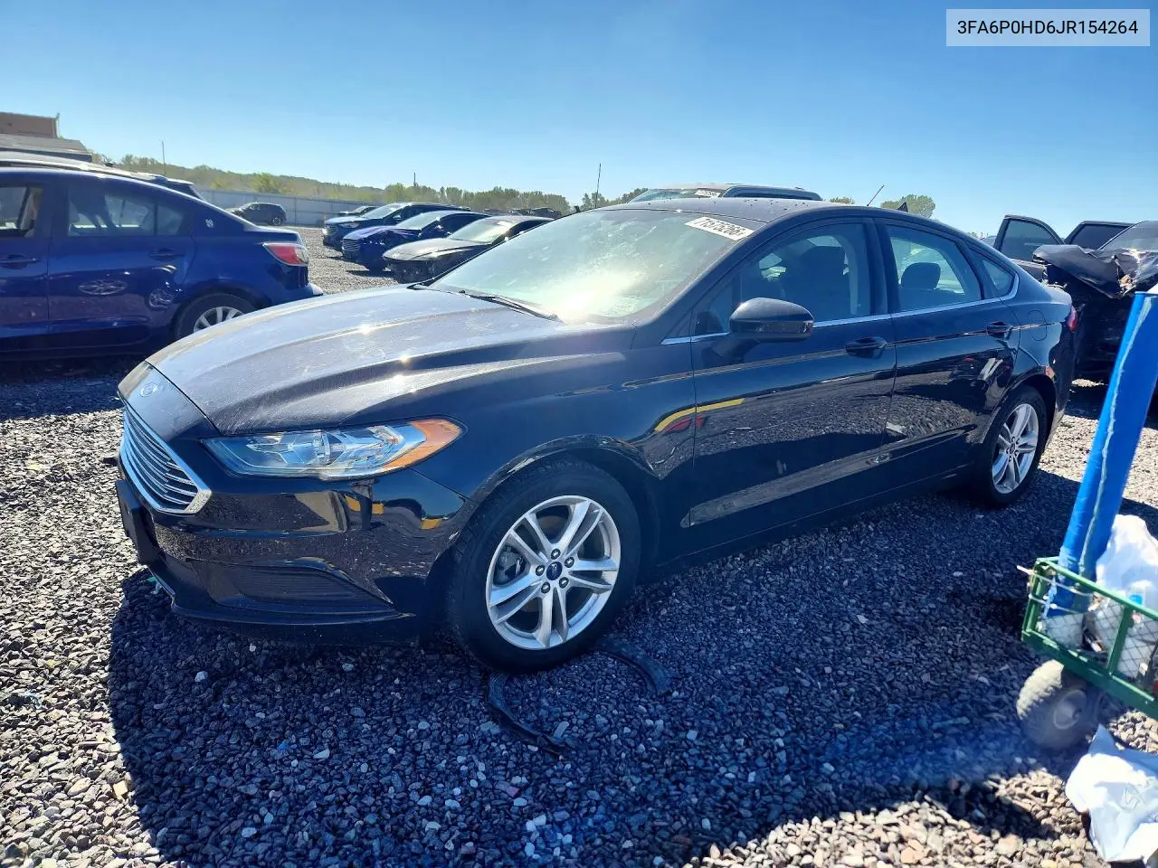 FORD FUSION 2018, VIN 3FA6P0HD6JR154264
