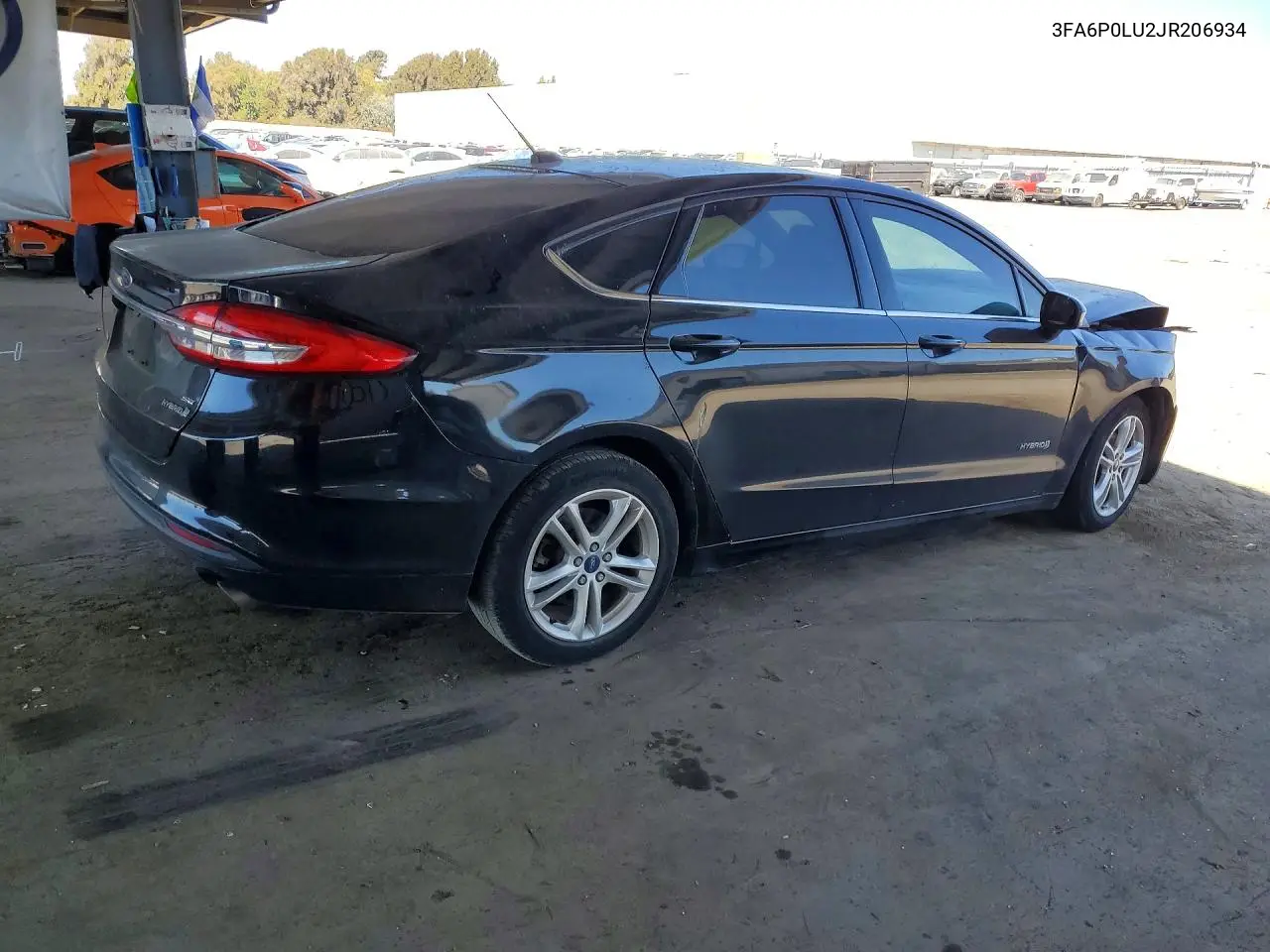 2018 FORD FUSION VIN 3FA6P0LU2JR206934 — фото 3