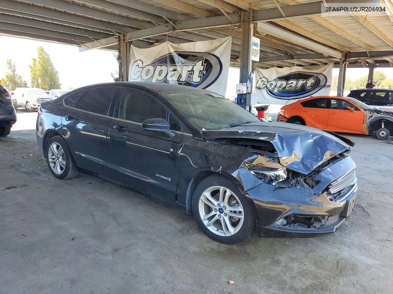 2018 FORD FUSION VIN 3FA6P0LU2JR206934 — фото 4