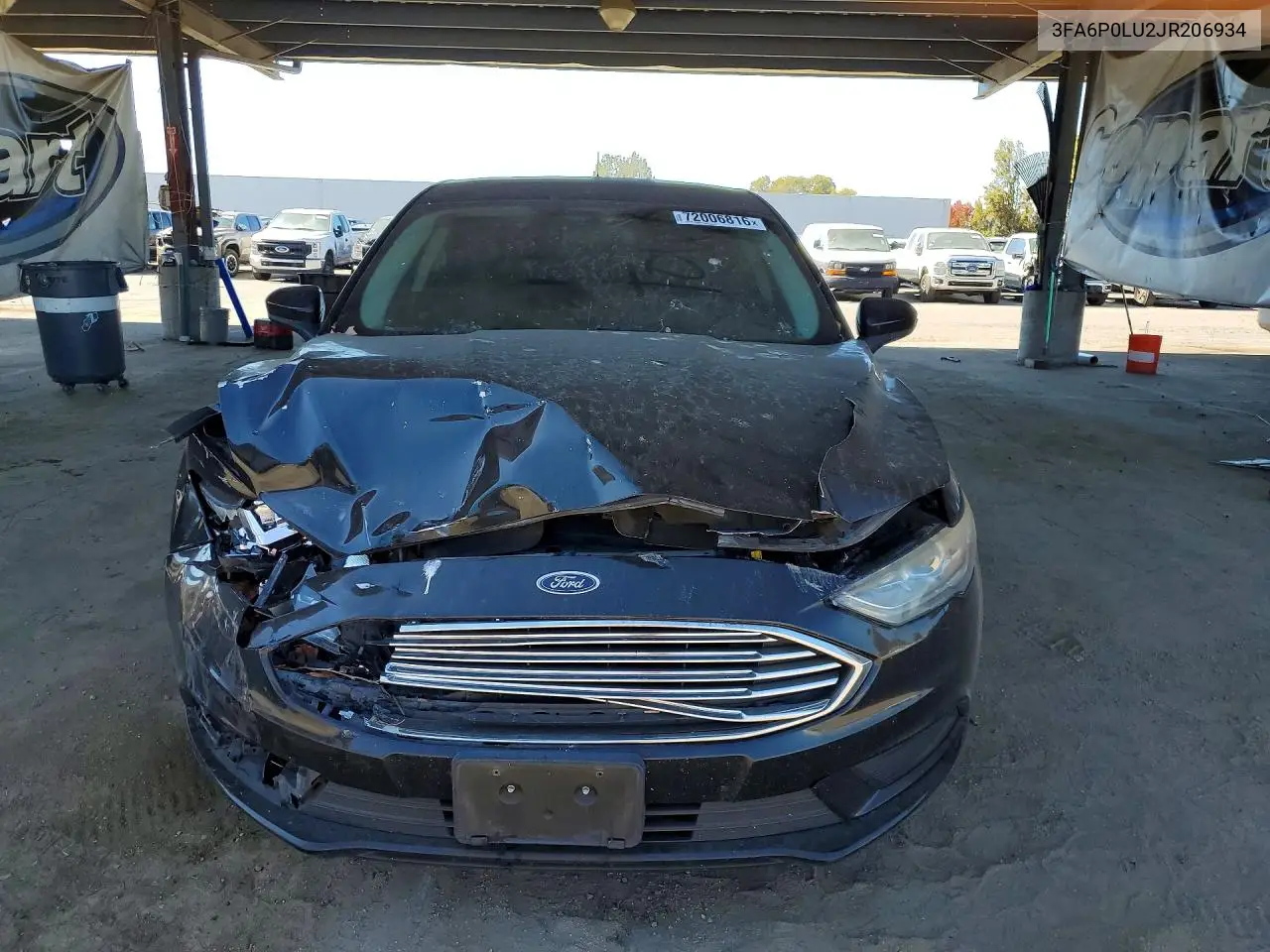 2018 FORD FUSION VIN 3FA6P0LU2JR206934 — фото 5