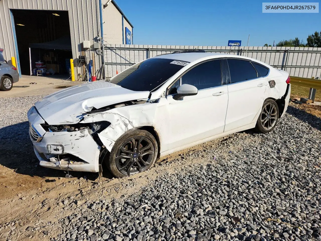 FORD FUSION 2018, VIN 3FA6P0HD4JR267579