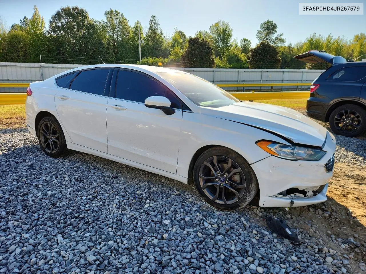 2018 FORD FUSION VIN 3FA6P0HD4JR267579 — фото 4