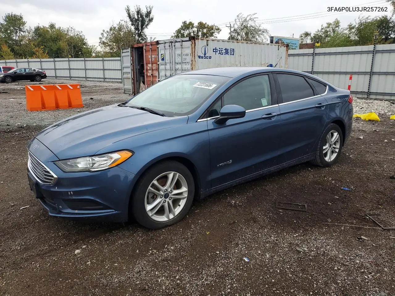 FORD FUSION 2018, VIN 3FA6P0LU3JR257262