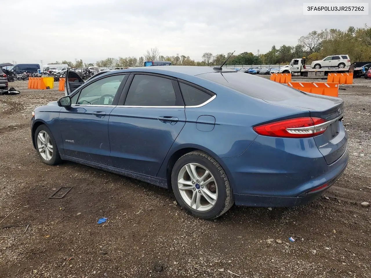 2018 FORD FUSION VIN 3FA6P0LU3JR257262 — фото 2