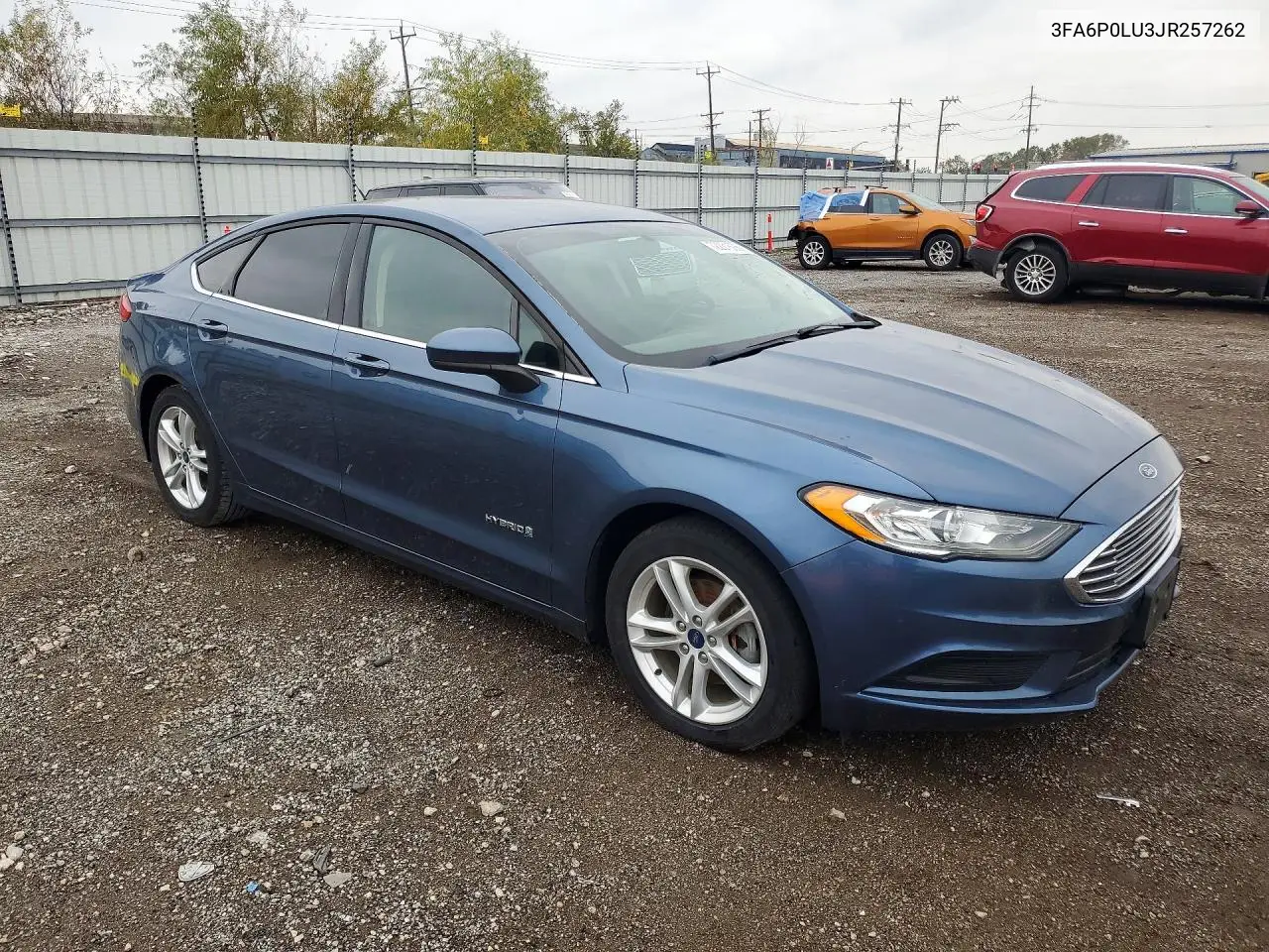 2018 FORD FUSION VIN 3FA6P0LU3JR257262 — фото 4