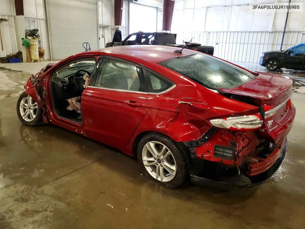 2018 FORD FUSION VIN 3FA6P0LU0JR196985 — фото 2