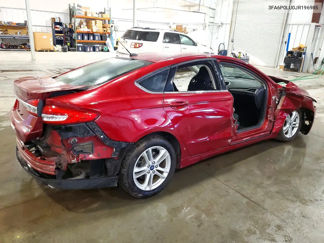 2018 FORD FUSION VIN 3FA6P0LU0JR196985 — фото 3