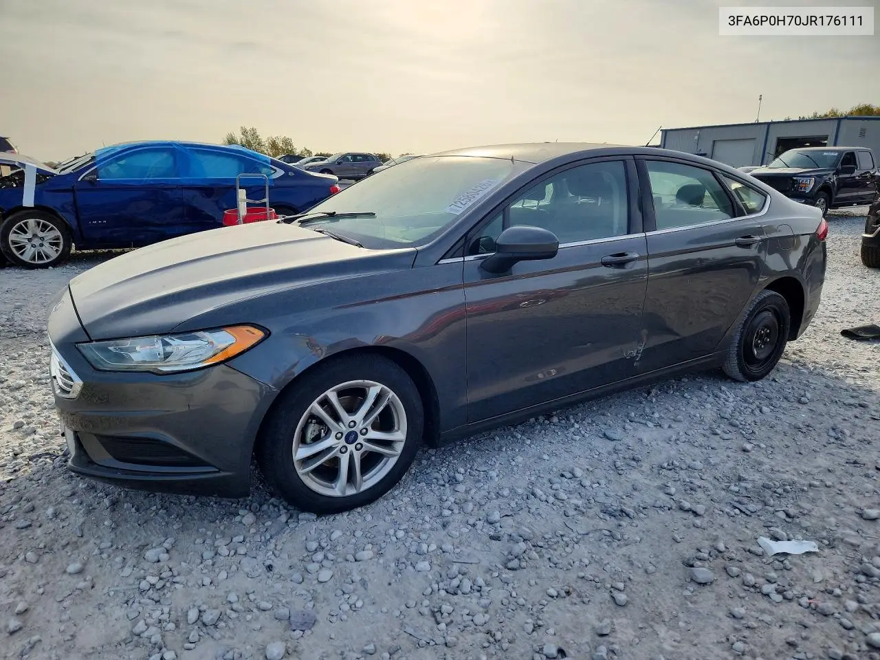 FORD FUSION 2018, VIN 3FA6P0H70JR176111