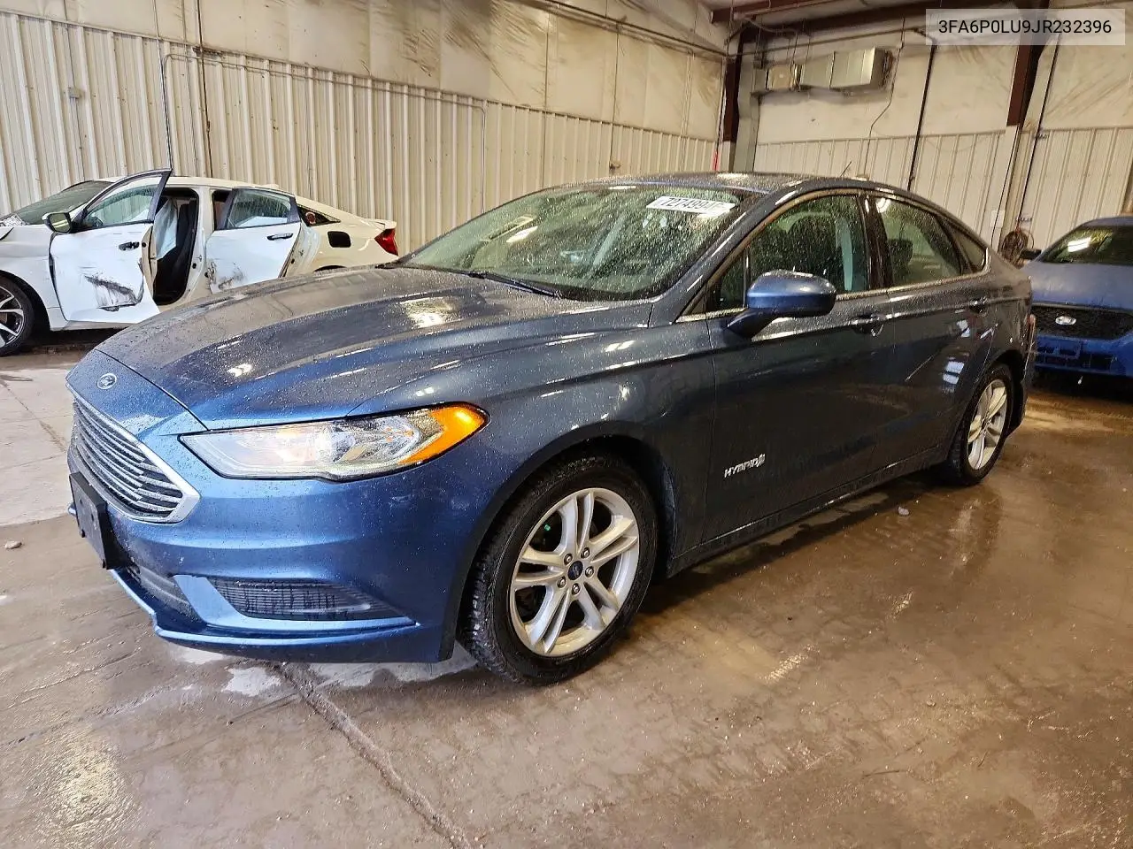 FORD FUSION 2018, VIN 3FA6P0LU9JR232396
