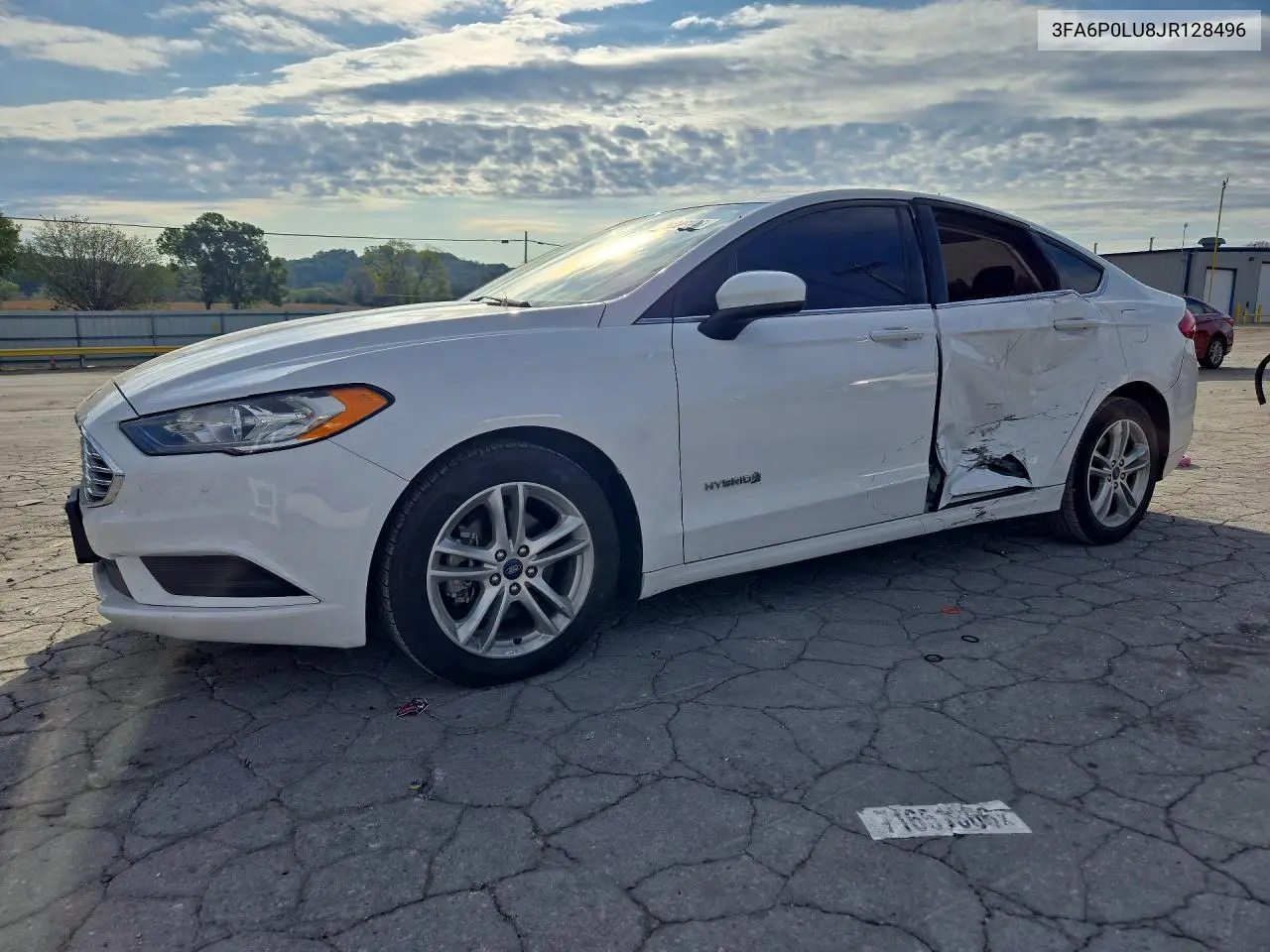 FORD FUSION 2018, VIN 3FA6P0LU8JR128496