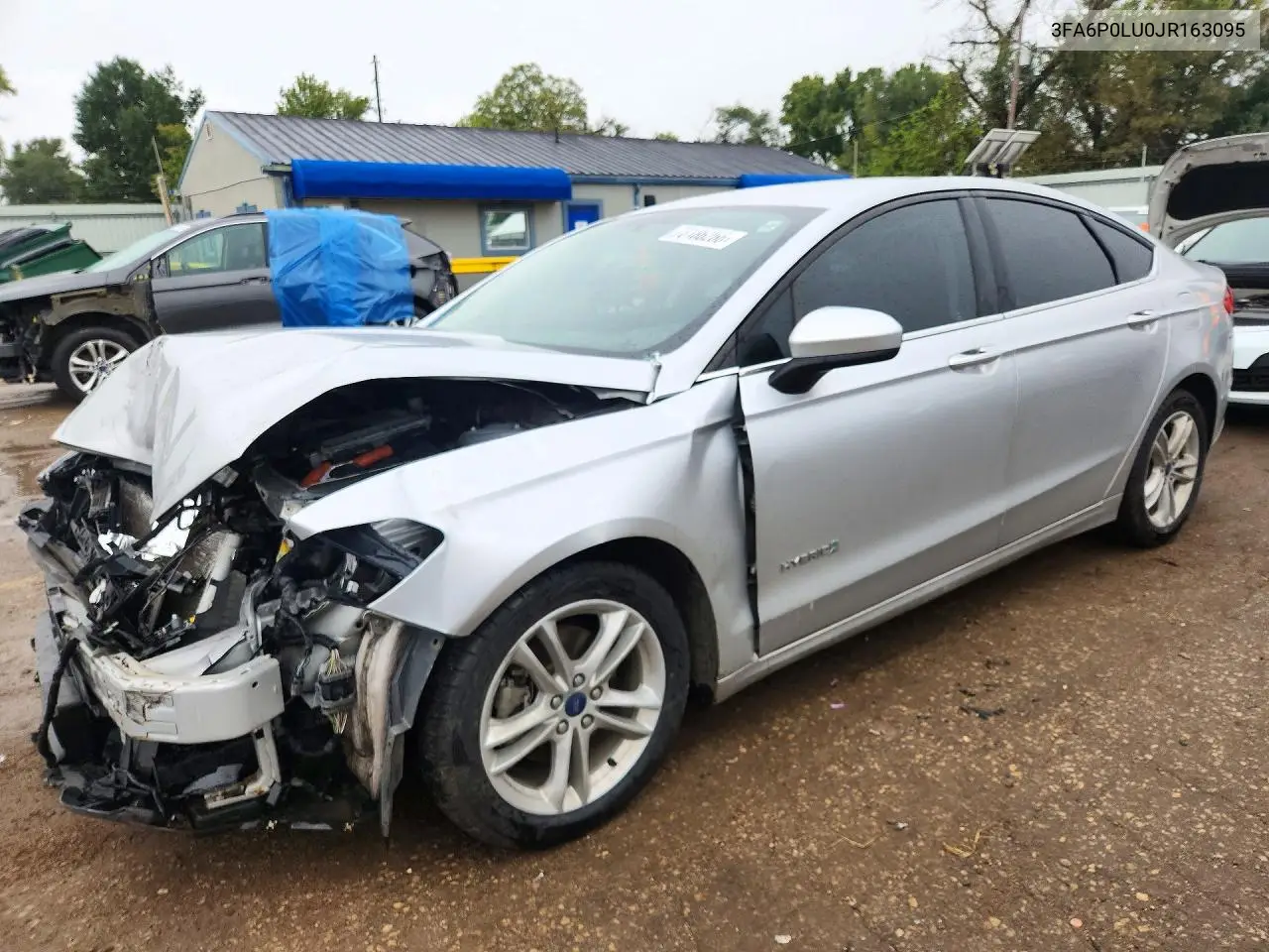 FORD FUSION 2018, VIN 3FA6P0LU0JR163095