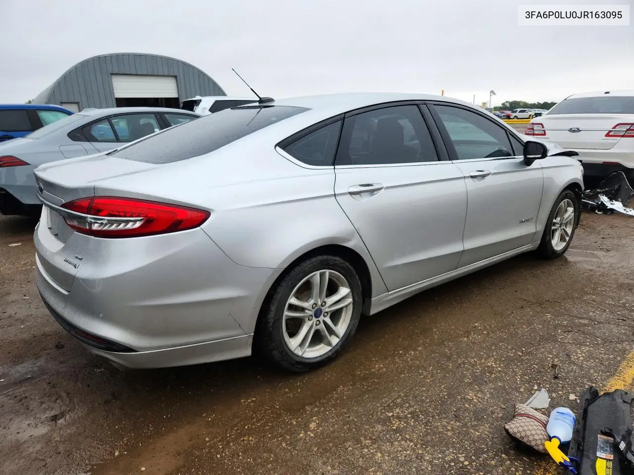 2018 FORD FUSION VIN 3FA6P0LU0JR163095 — фото 3