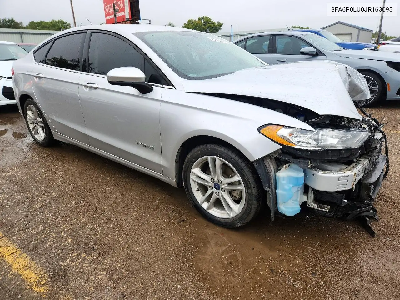 2018 FORD FUSION VIN 3FA6P0LU0JR163095 — фото 4