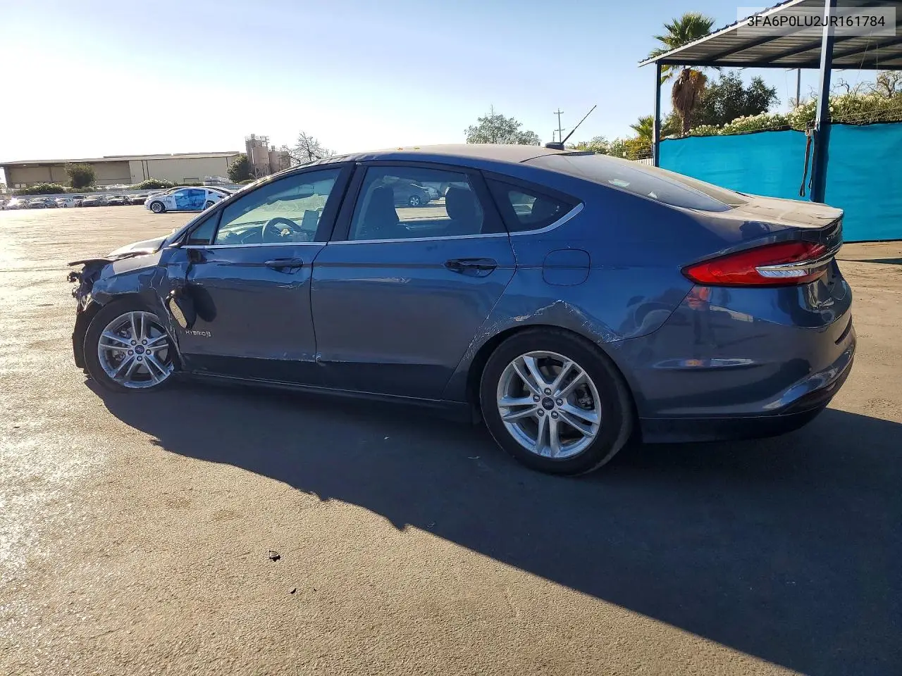 2018 FORD FUSION VIN 3FA6P0LU2JR161784 — фото 2