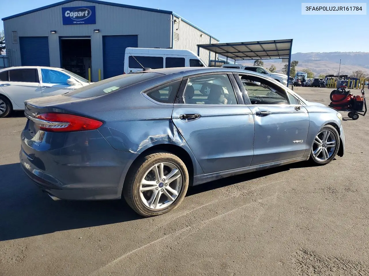 2018 FORD FUSION VIN 3FA6P0LU2JR161784 — фото 3