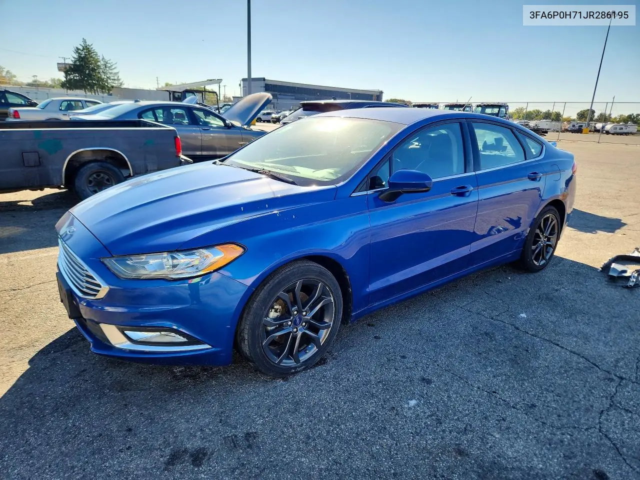 FORD FUSION 2018, VIN 3FA6P0H71JR286195