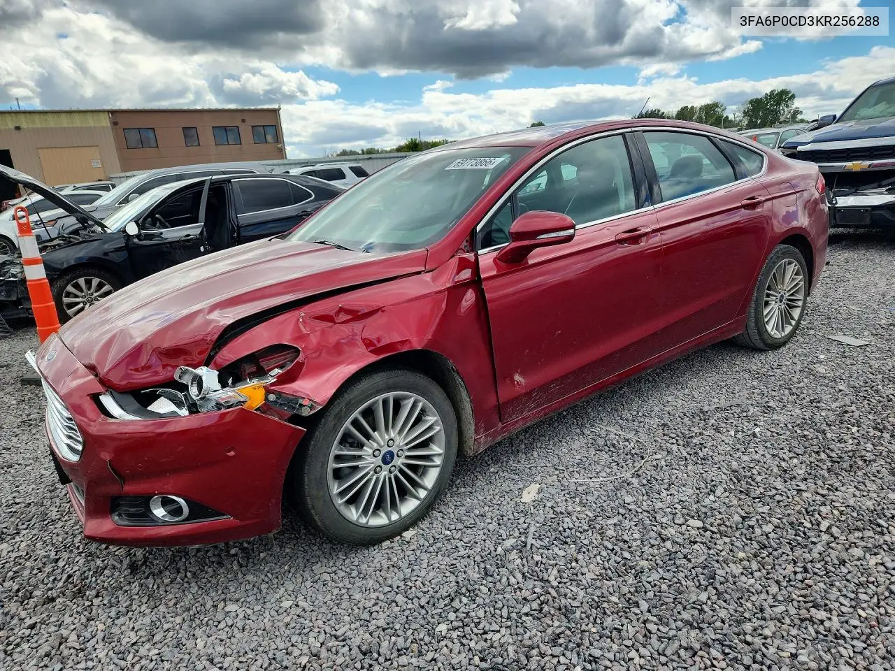 FORD FUSION 2019, VIN 3FA6P0H94DR163514