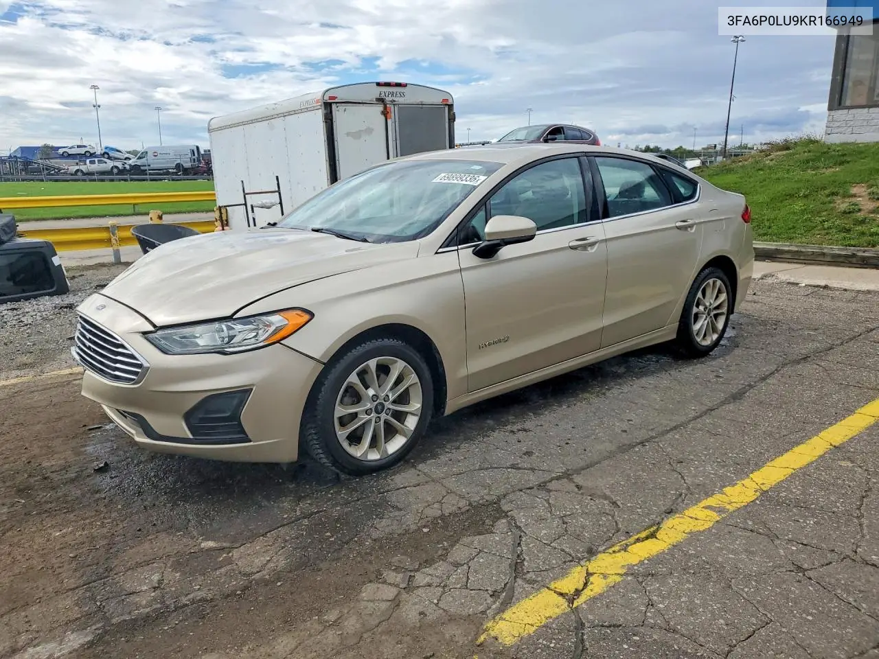 FORD FUSION 2019, VIN 3FA6P0LU9KR166949