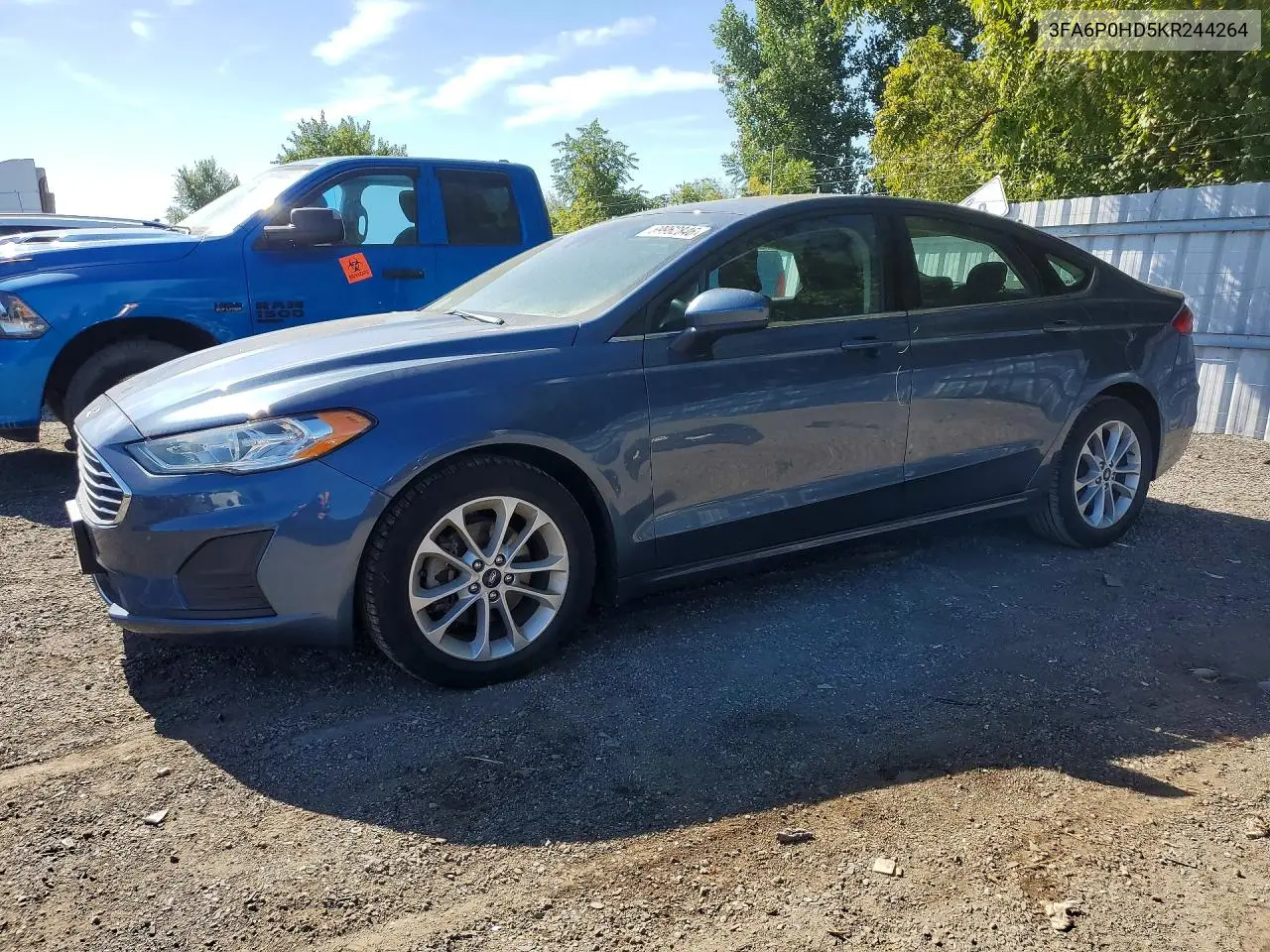 FORD FUSION 2019, VIN 3FA6P0HD5KR244264