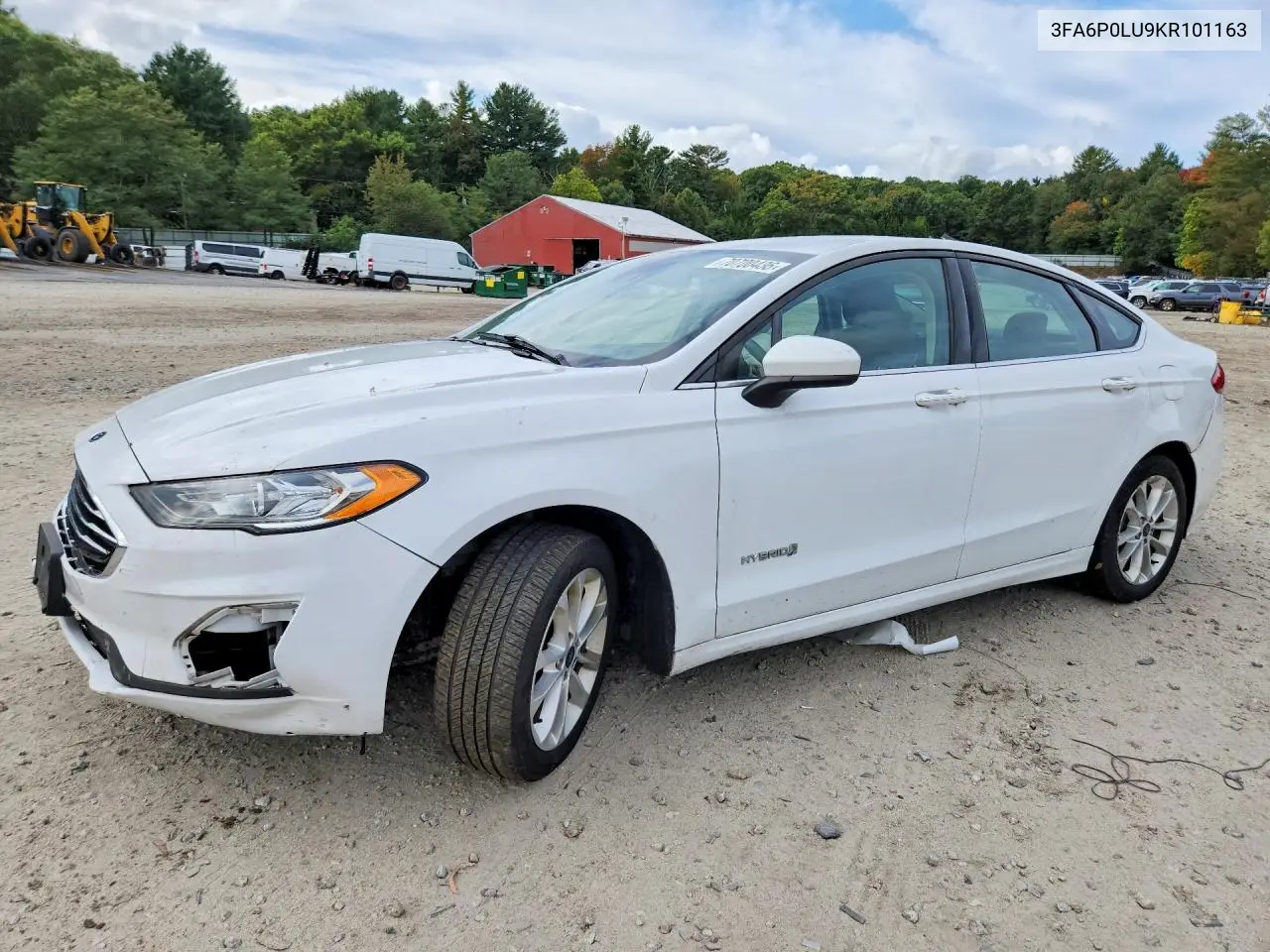 FORD FUSION 2019, VIN 3FA6P0LU9KR101163