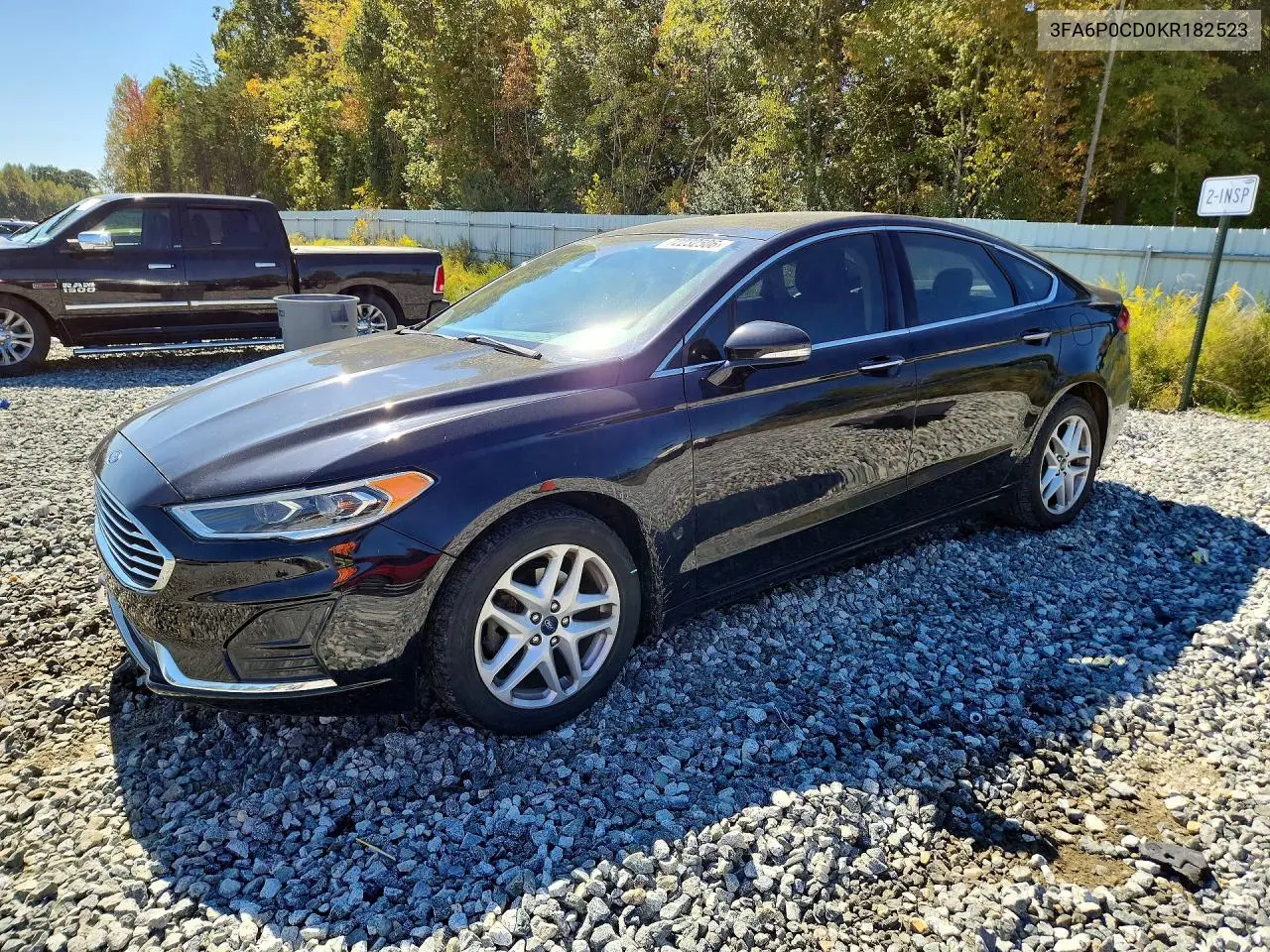 FORD FUSION 2019, VIN 3FA6P0CD0KR182523