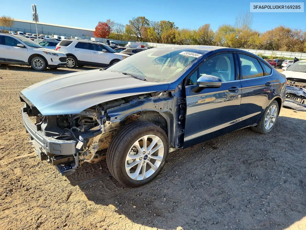 FORD FUSION 2019, VIN 3FA6P0LU0KR169285