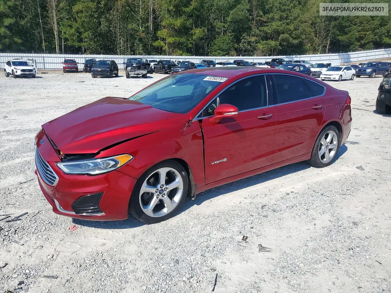 FORD FUSION 2019, VIN 3FA6P0MU9KR262501