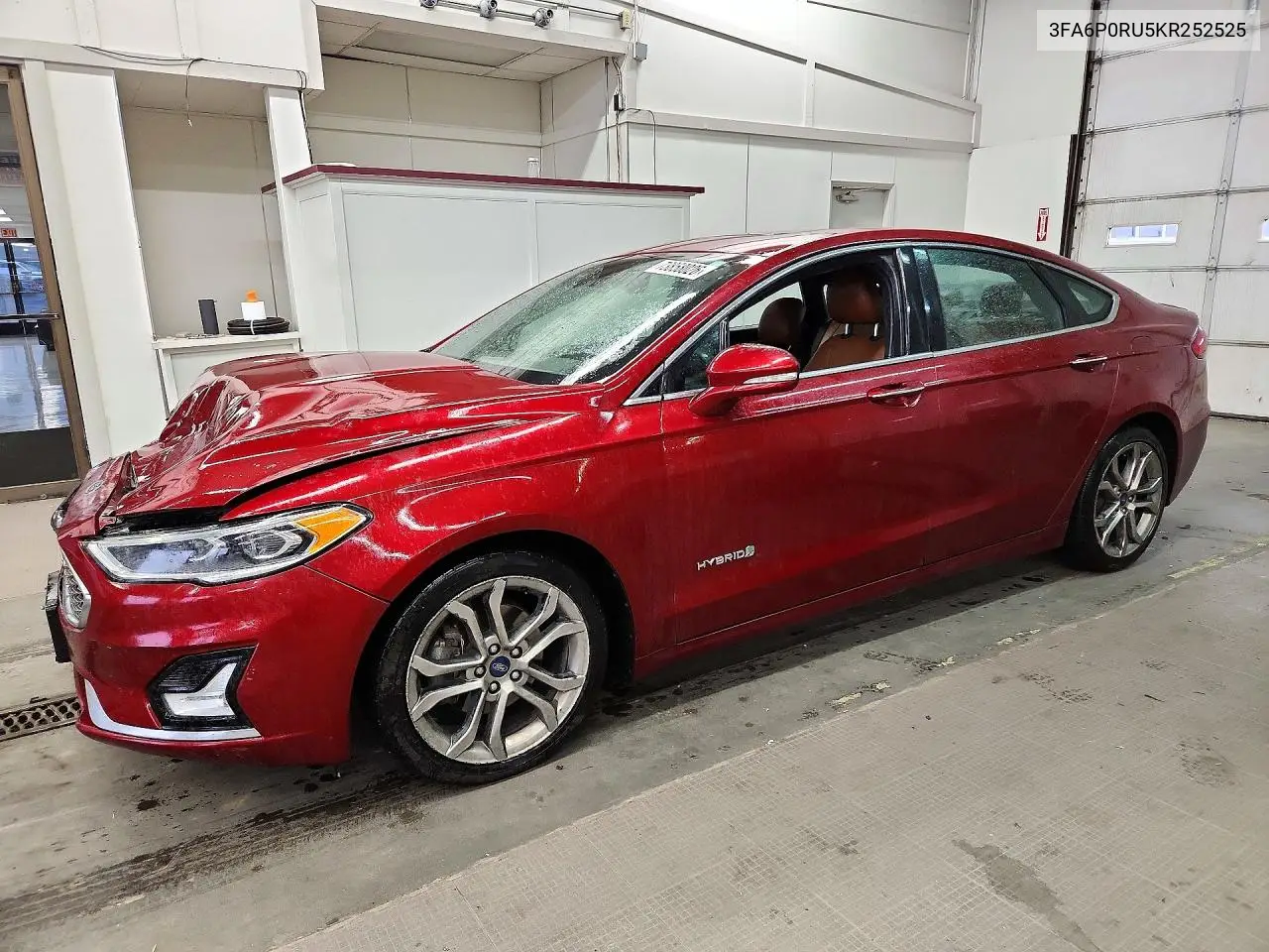 FORD FUSION 2019, VIN 3FA6P0RU5KR252525