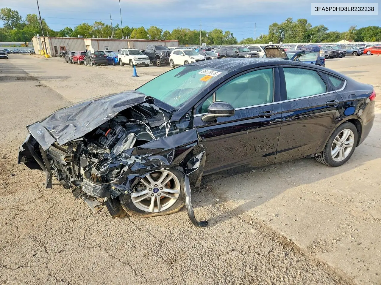 FORD FUSION 2020, VIN 3FA6P0HD8LR232238