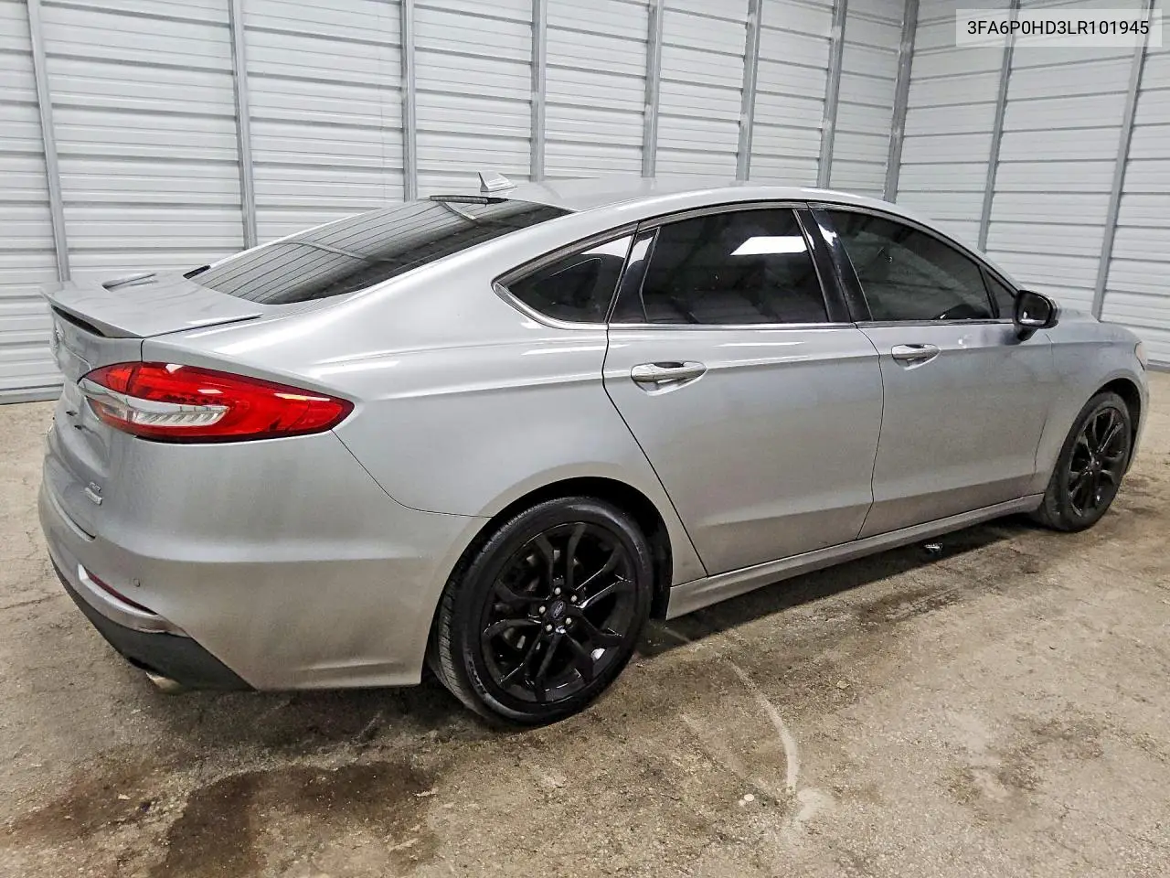 2020 FORD FUSION VIN 3FA6P0HD3LR101945 — фото 3