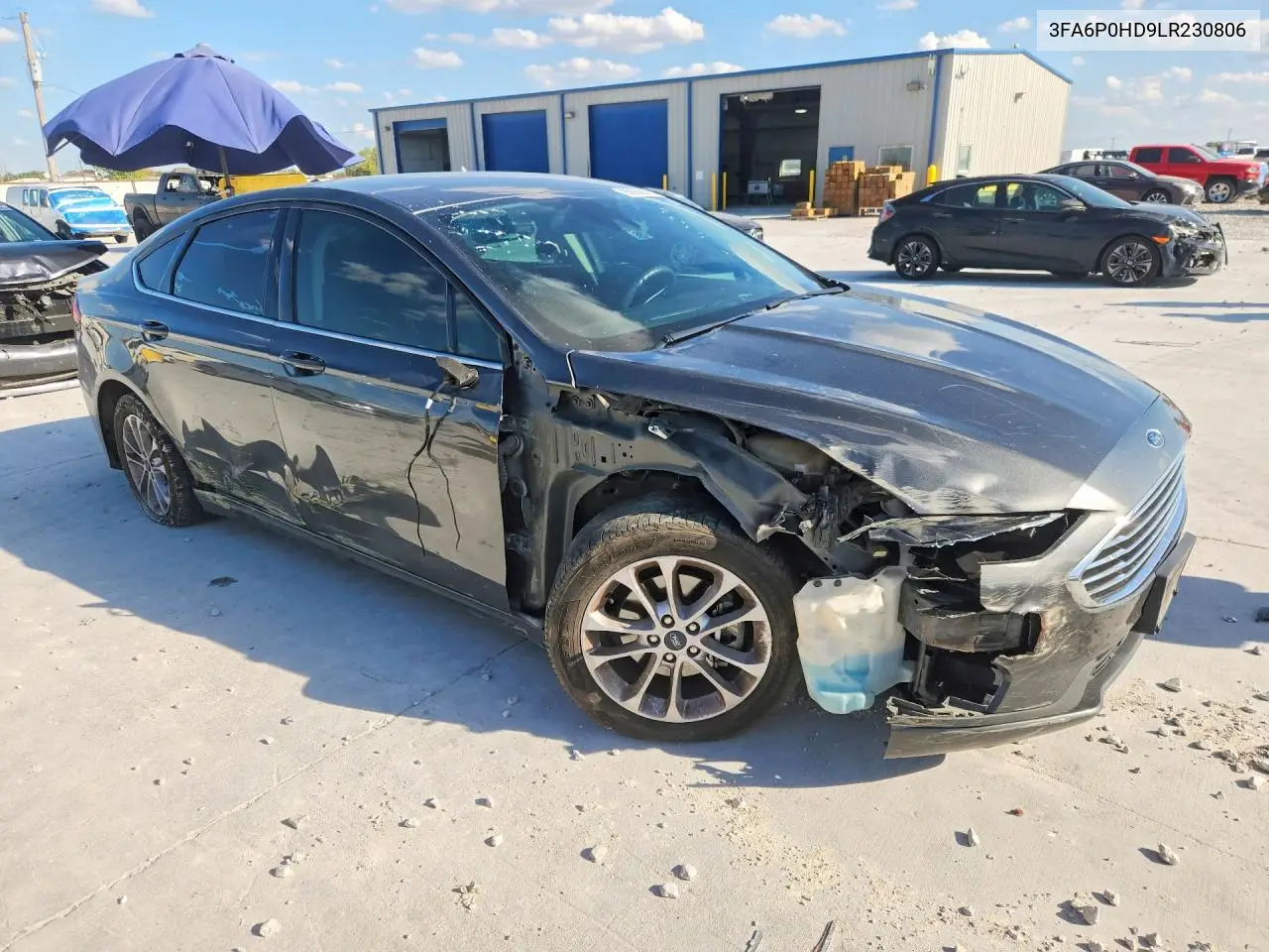 2020 FORD FUSION VIN 3FA6P0HD9LR230806 — фото 4