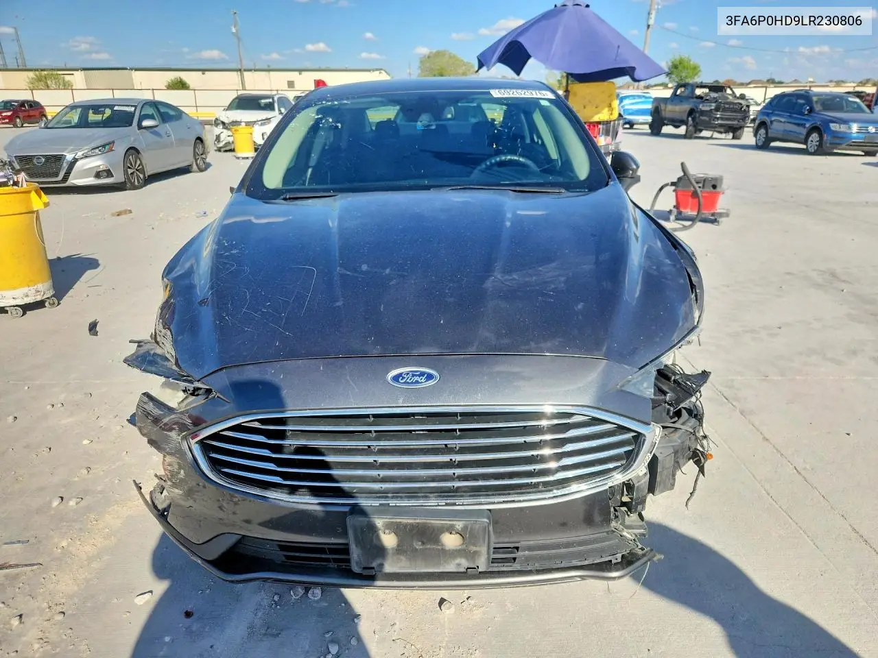 2020 FORD FUSION VIN 3FA6P0HD9LR230806 — фото 5