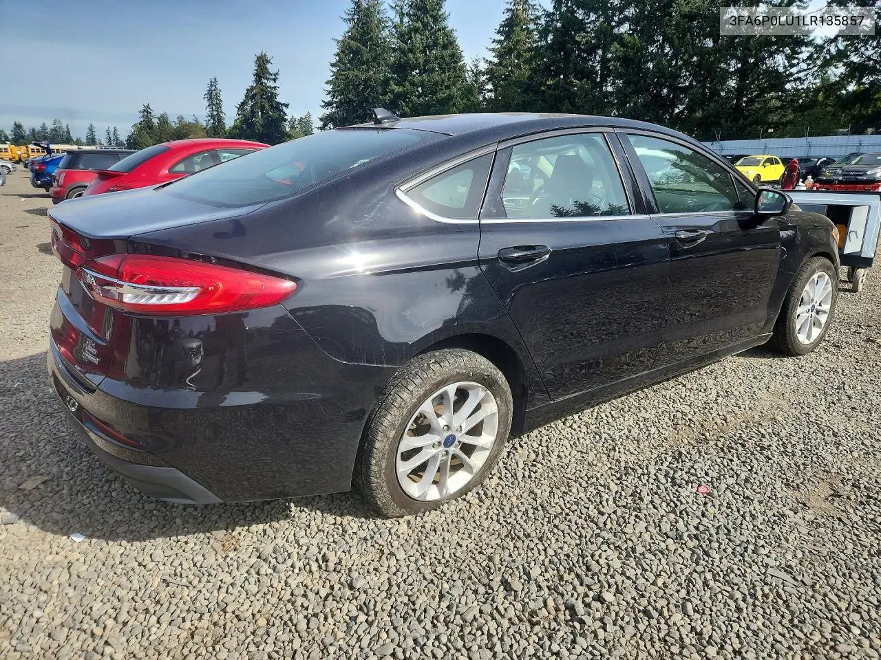 2020 FORD FUSION VIN 3FA6P0LU1LR135857 — фото 3