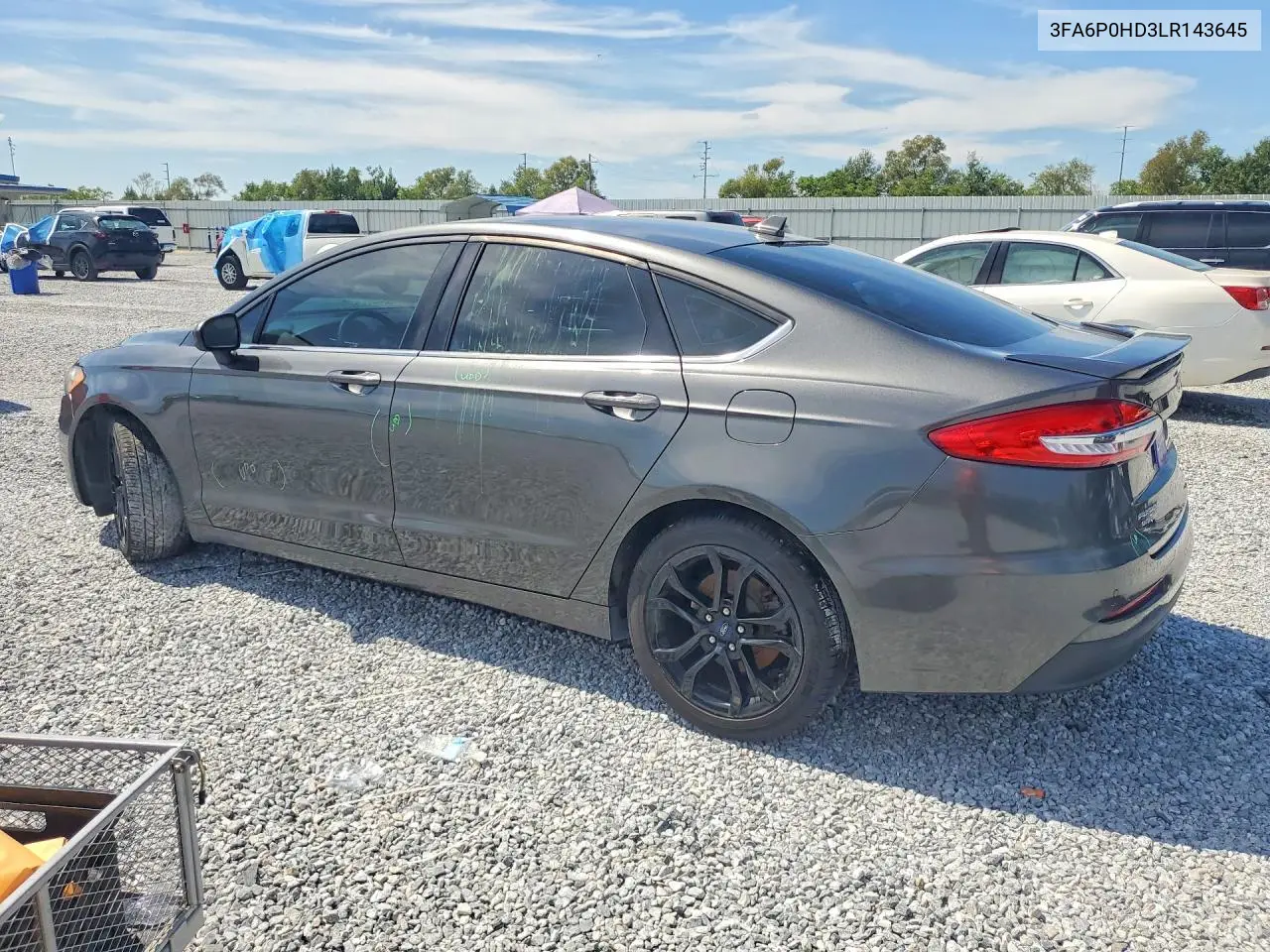 2020 FORD FUSION VIN 3FA6P0HD3LR143645 — фото 2