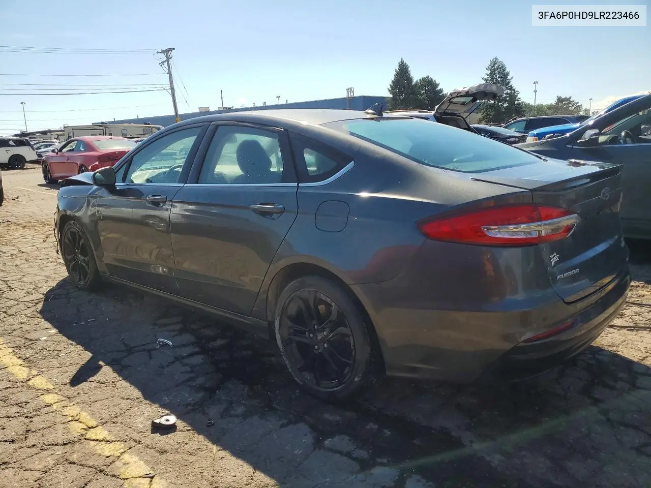 2020 FORD FUSION VIN 3FA6P0HD9LR223466 — фото 2