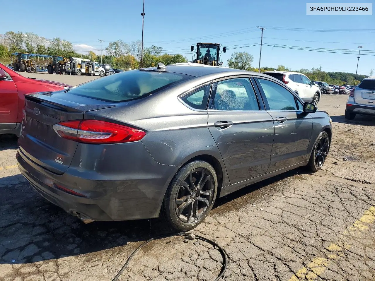 2020 FORD FUSION VIN 3FA6P0HD9LR223466 — фото 3