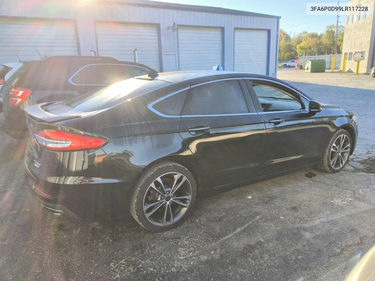 2020 FORD FUSION VIN 3FA6P0D99LR117228 — фото 3