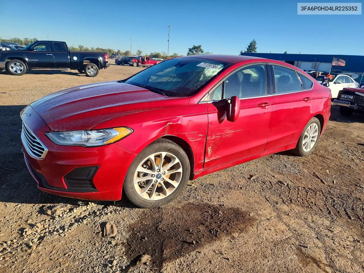 FORD FUSION 2020, VIN 3FA6P0HD4LR225352