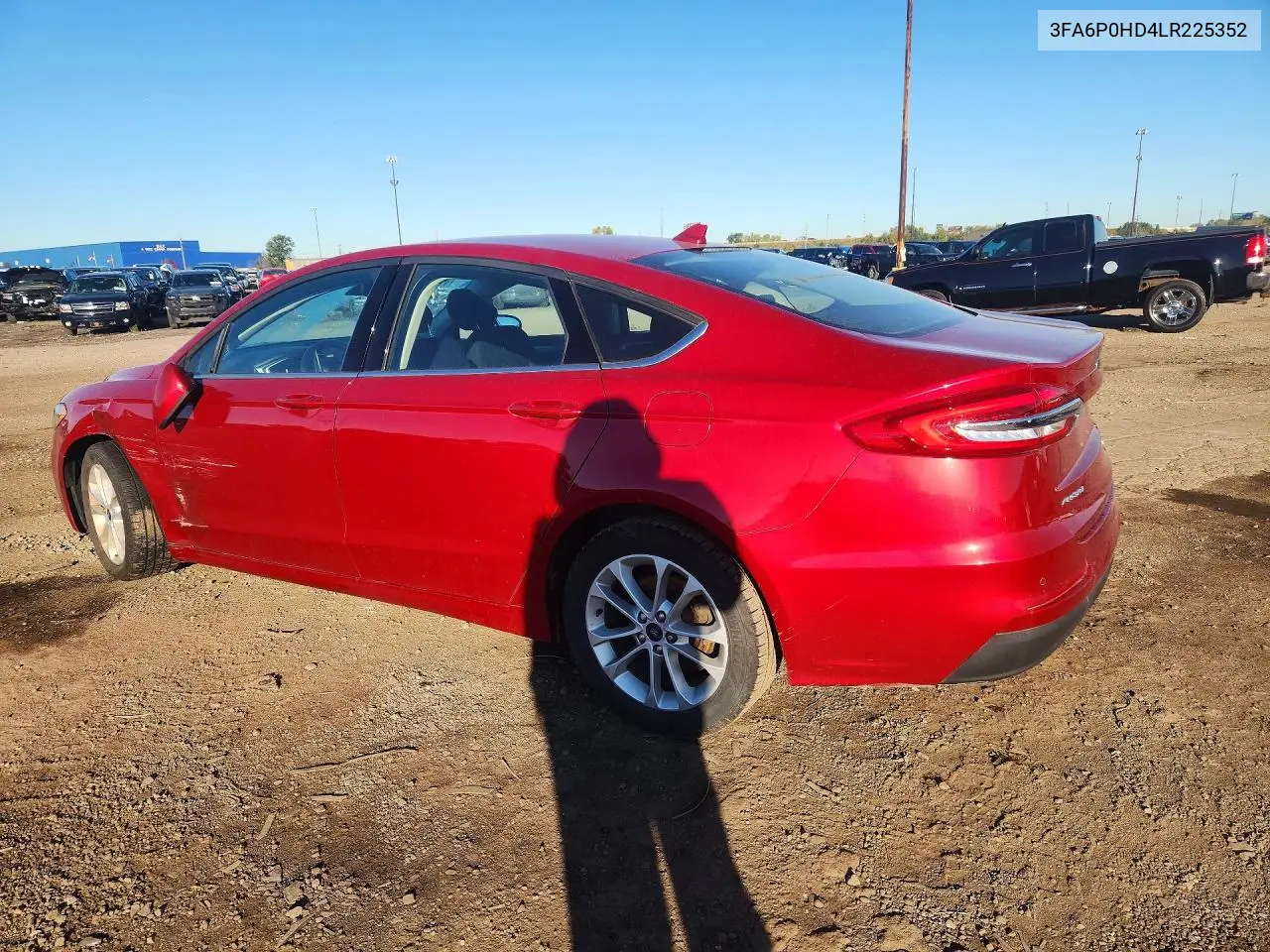 2020 FORD FUSION VIN 3FA6P0HD4LR225352 — фото 2