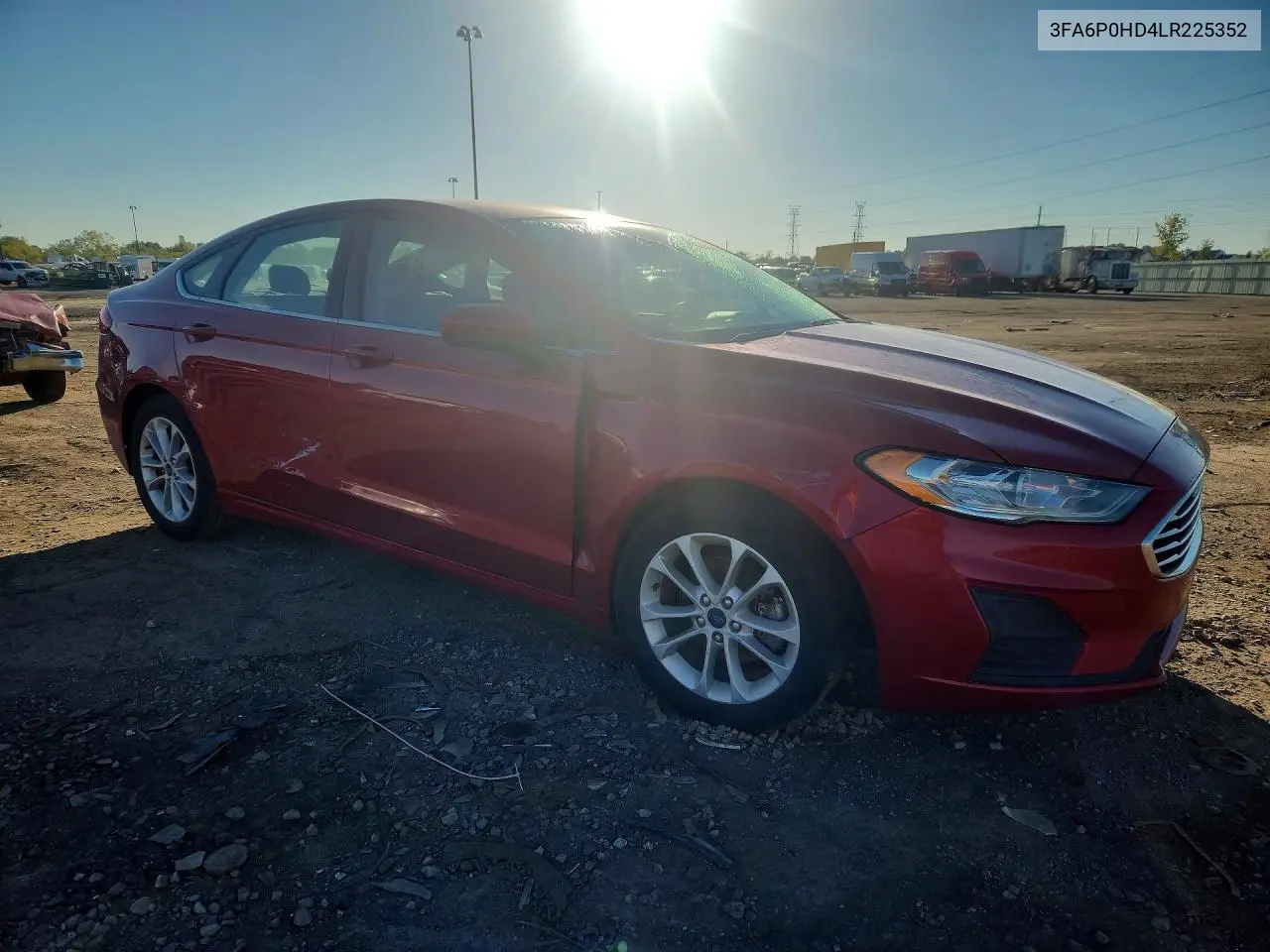 2020 FORD FUSION VIN 3FA6P0HD4LR225352 — фото 4