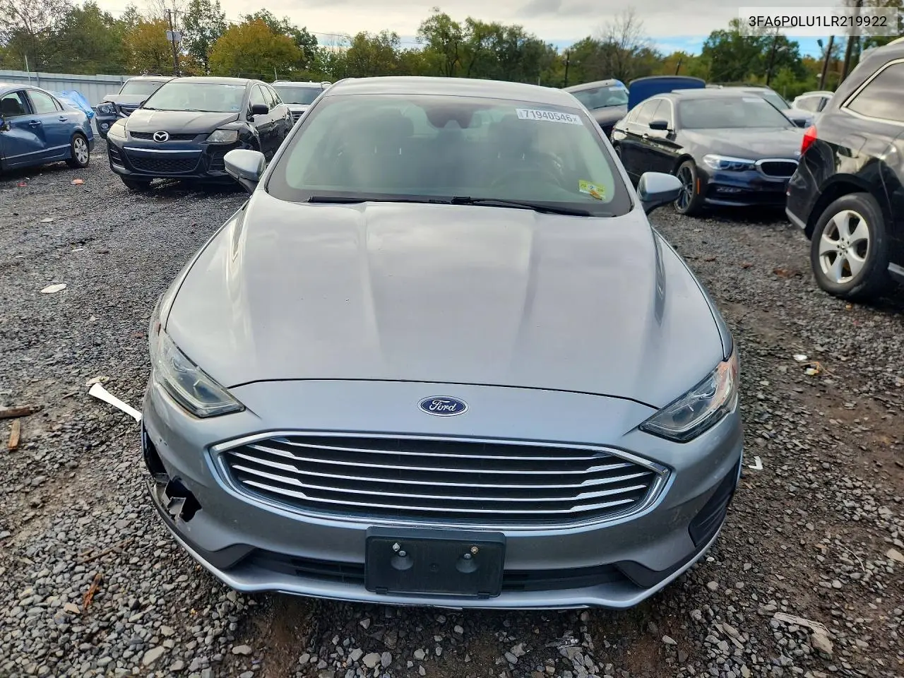 2020 FORD FUSION VIN 3FA6P0LU1LR219922 — фото 5