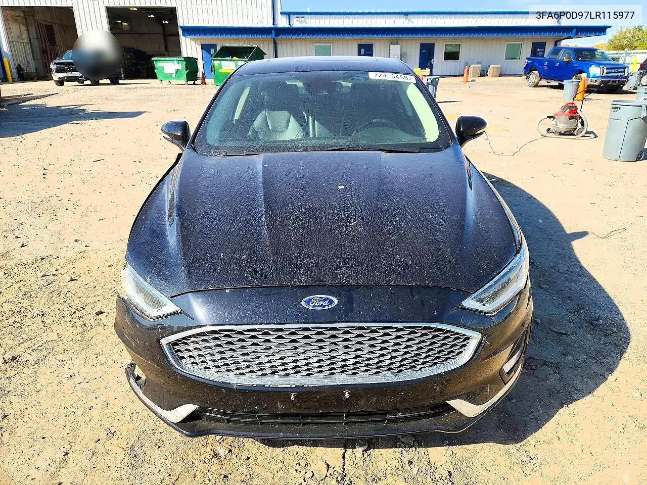 2020 FORD FUSION VIN 3FA6P0D97LR115977 — фото 5