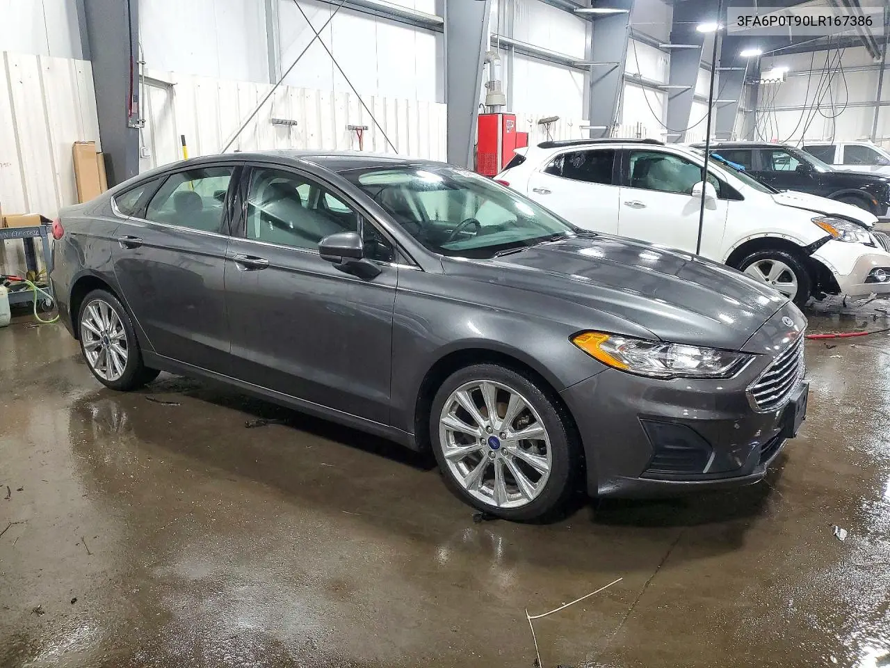2020 FORD FUSION VIN 3FA6P0T90LR167386 — фото 4