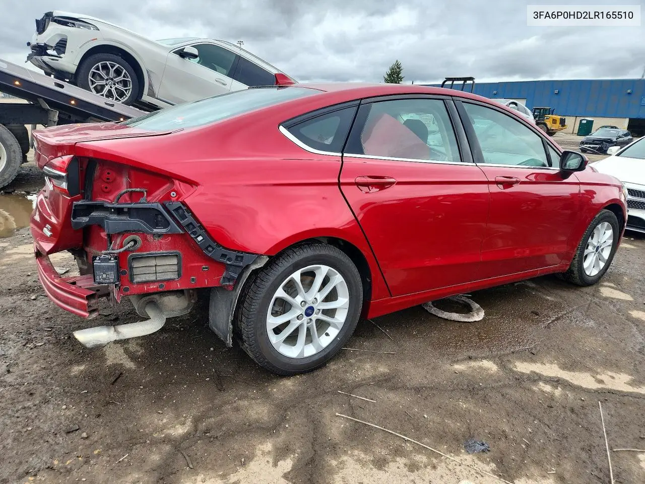 2020 FORD FUSION VIN 3FA6P0HD2LR165510 — фото 3