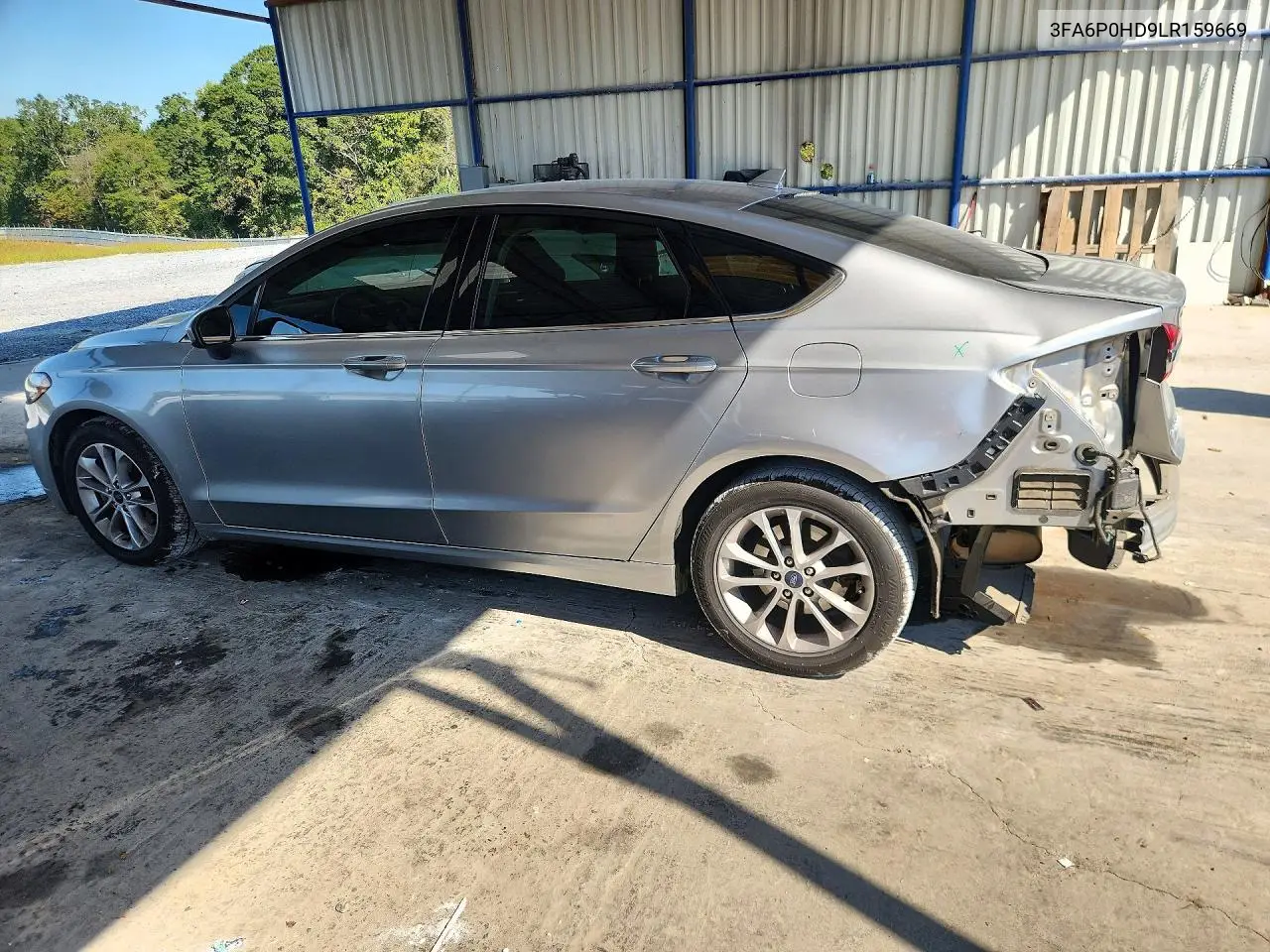 2020 FORD FUSION VIN 3FA6P0HD9LR159669 — фото 2