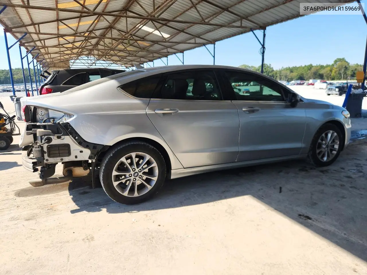 2020 FORD FUSION VIN 3FA6P0HD9LR159669 — фото 3