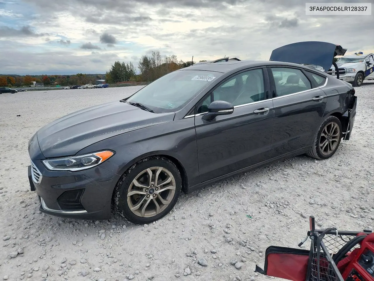 FORD FUSION 2020, VIN 3FA6P0CD6LR128337
