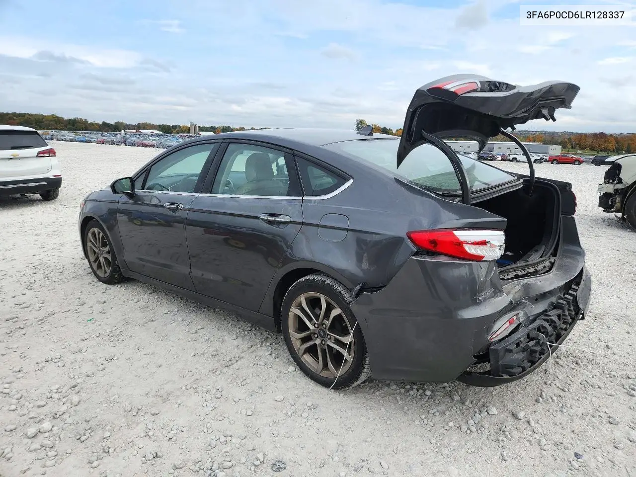 2020 FORD FUSION VIN 3FA6P0CD6LR128337 — фото 2